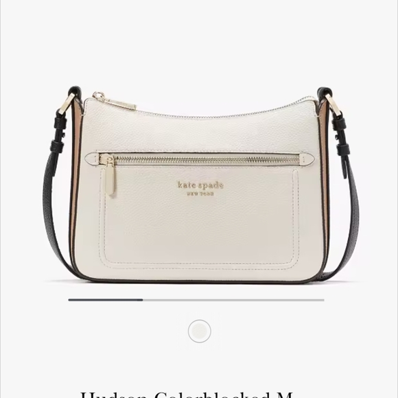 Kate Spade Hudson Color Blocked Medium Crossbody Purse - Picture 1 of 7